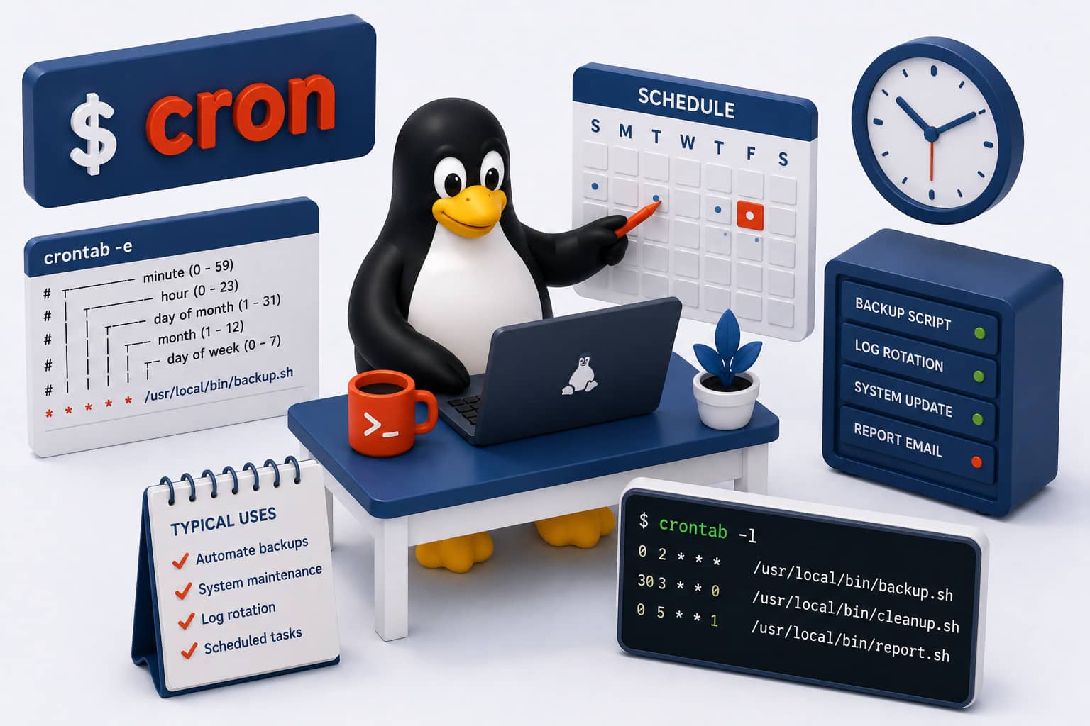Linux concept: cron