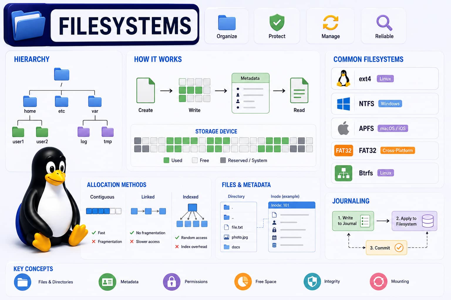 Linux concept: filesystems