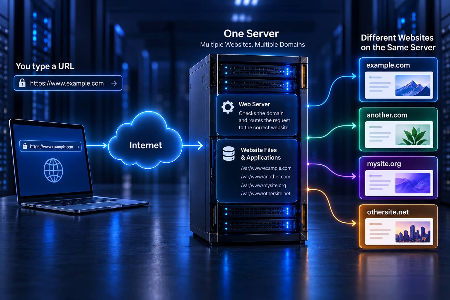 What Happens on the Server When a Web Request Arrives