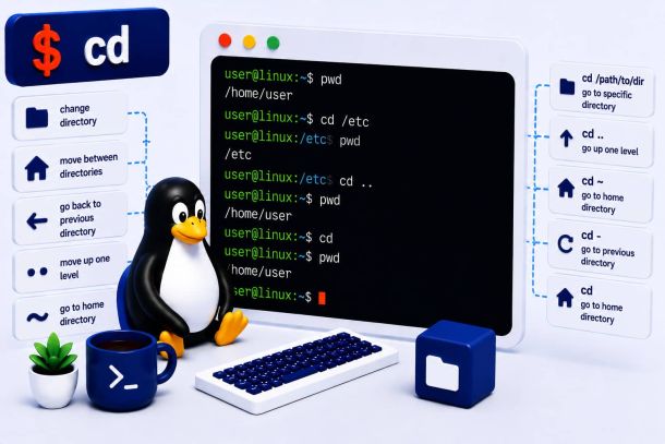 Linux command: cd