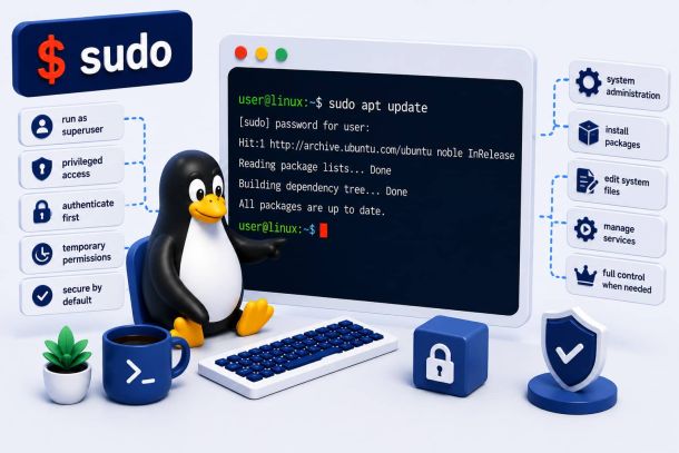 Linux commando: sudo