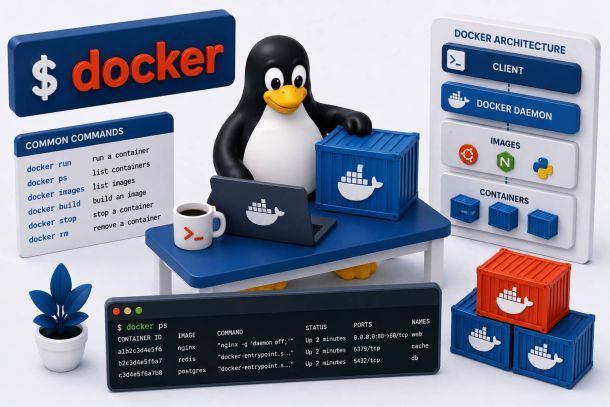Linux commando: docker