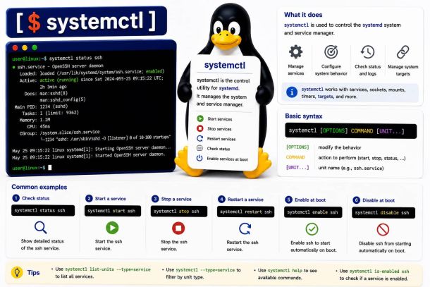 Linux commando: systemctl