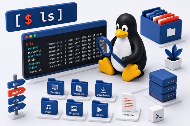 Linux commando: ls
