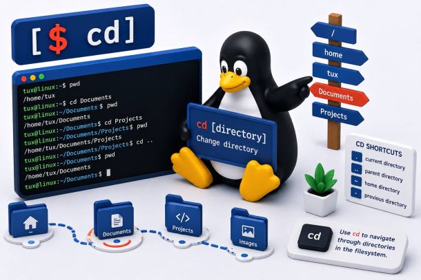 Linux commando: cd