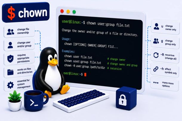Linux commando: chown