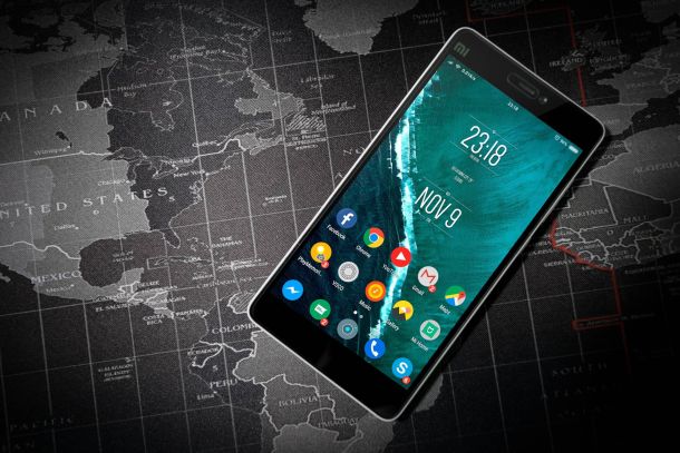 A mobile phone on Linux