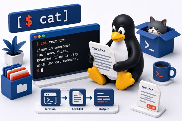 Linux commando: cat