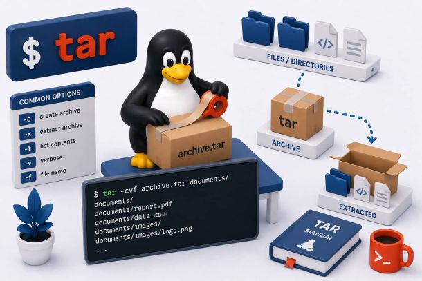 Linux commando: tar
