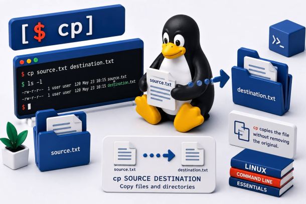 Linux commando: cp