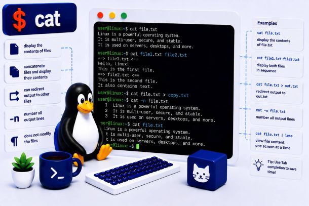 Linux commando: cat